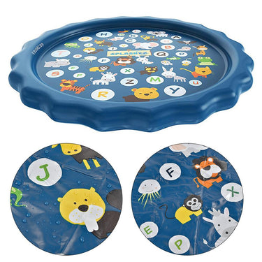 Watermat voor Kinderen – Vrolijke Zeediertjes, 1000mm PVC Speelmat voor Verkoeling en Buitenplezier 1